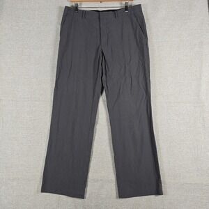 Express Design Studio Producer Mens‎ Gray Micro Stripe Cotton Pants 34x32